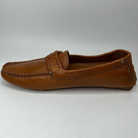 BALLY LANDOLFA EJ Soft LEATHER Loafers Brown Size E36 UE - Picture 6 of 16